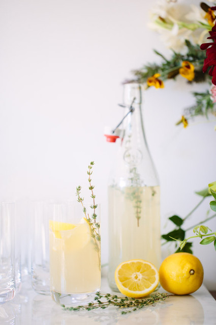 lemon thyme spritzer Inspiration