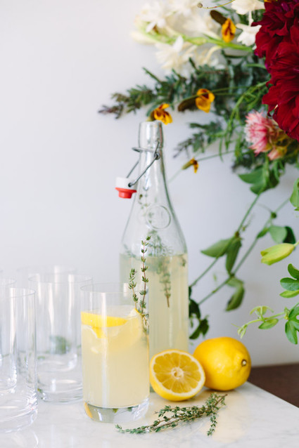 lemon thyme spritzer Inspiration