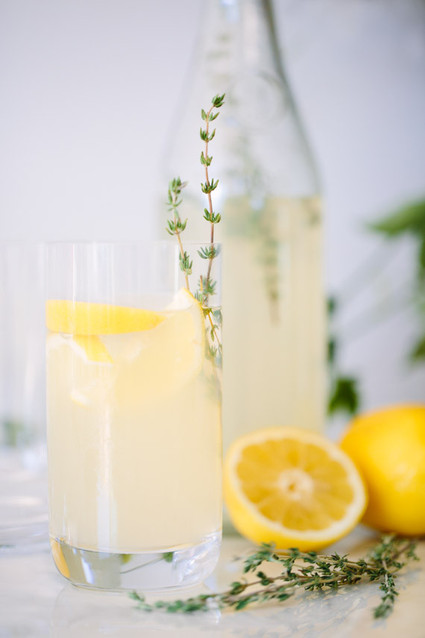 lemon thyme spritzer Inspiration