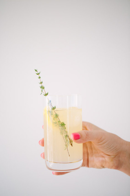 lemon thyme spritzer Inspiration