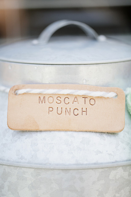 DIY leather tag