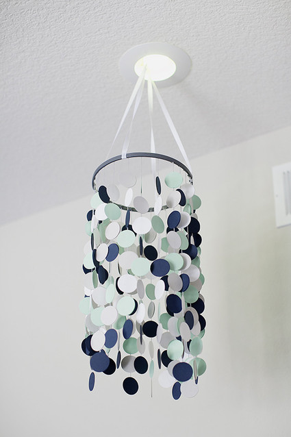 paper baby mobile