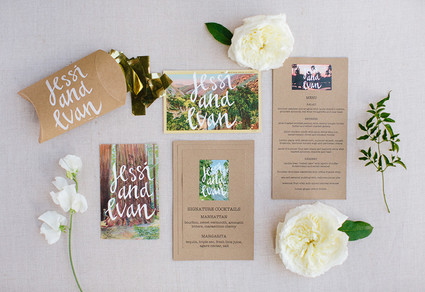 Wedding invitation suite
