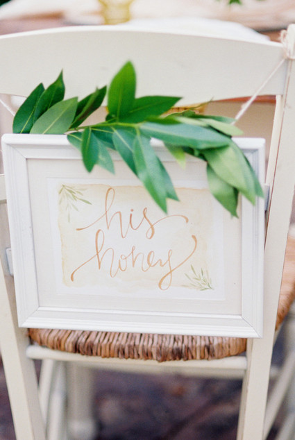 Wedding signage