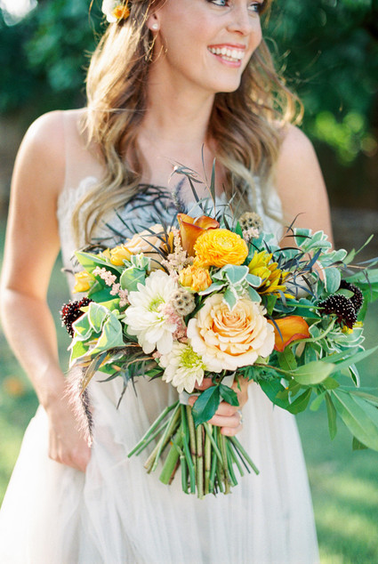 Summer bridal bouquet