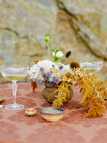 Summer wedding florals