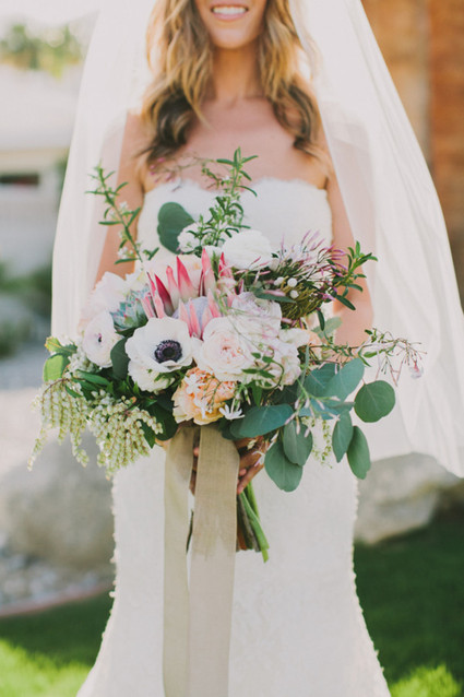 Summer bridal bouquet