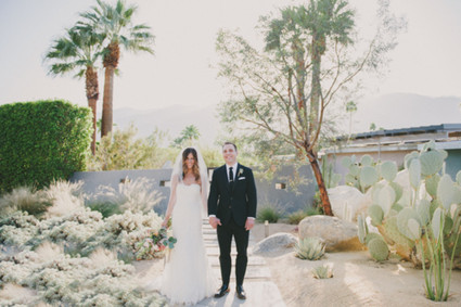 Palm Springs wedding portrait