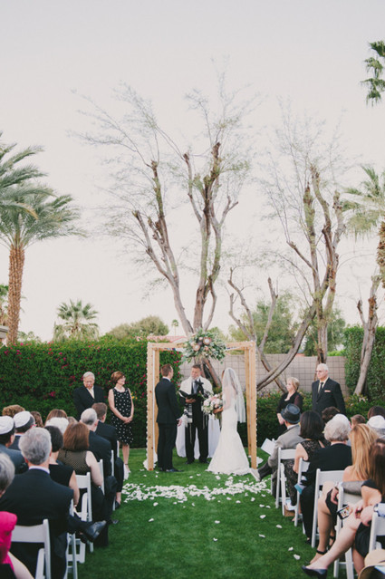 Palm Springs wedding ceremony