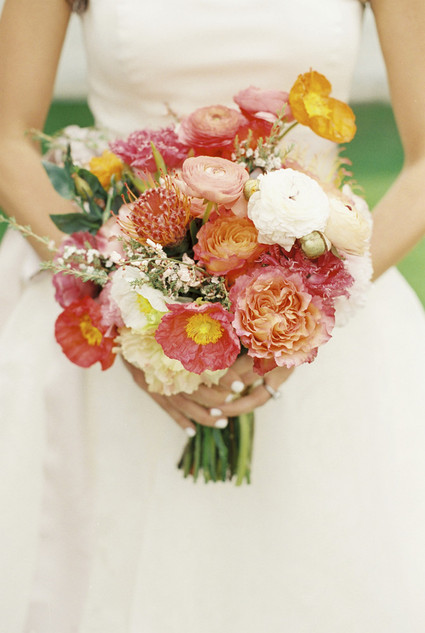 Summer wedding bouquet