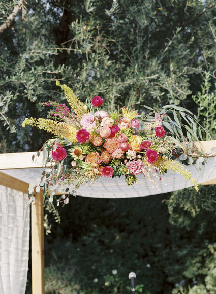 Summer wedding florals