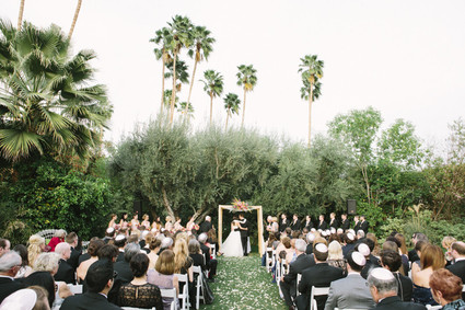 Palm Springs wedding ceremony