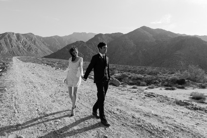 Palm Springs wedding portrait