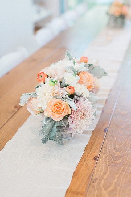 peach arrangement Inspiration