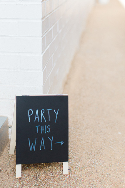 chalkboard sign