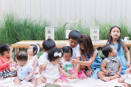 kids at a birthday party