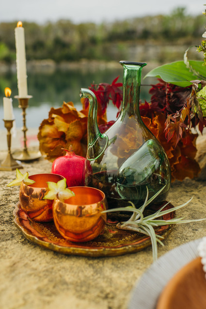 Bohemian tablescape decor