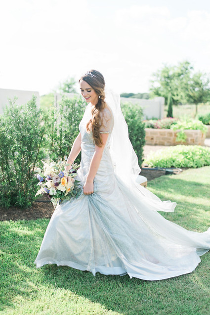 Outdoor bridal portrait