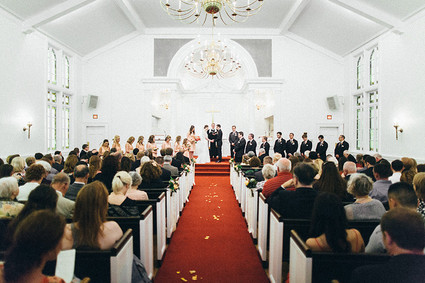 Church wedding ceremony