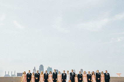 Kansas City wedding party portrait