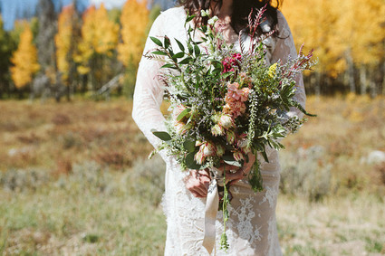 Fall wedding florals