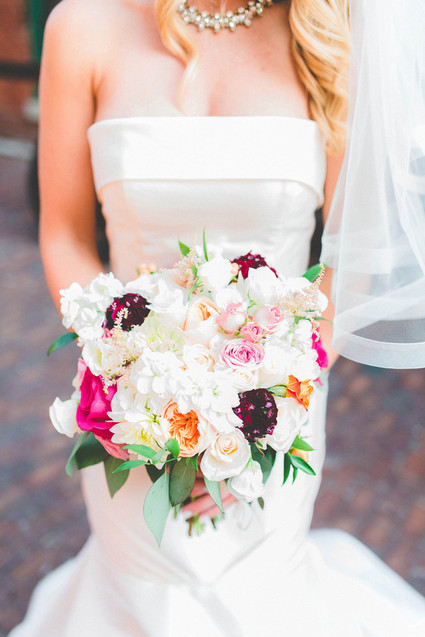 Summer wedding florals