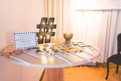 Photo booth table