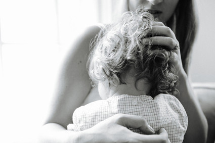 At home family newborn photos by Kaley Cornett