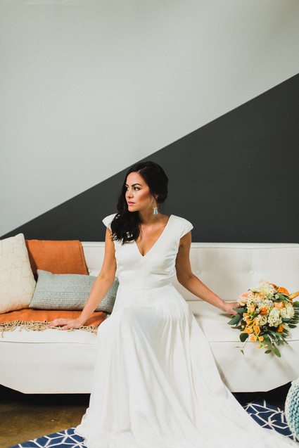 Modern bohemian wedding inspiration Inspiration