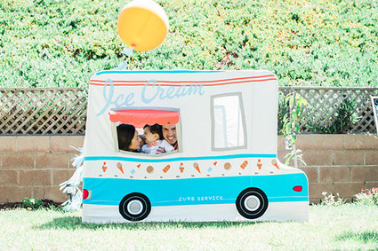 Ice Cream truck 1st birthday party
