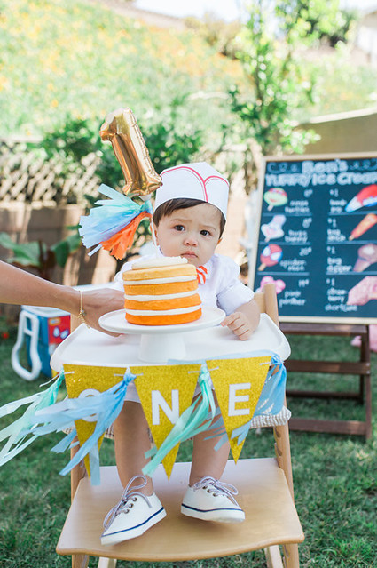 Ice Cream truck 1st birthday party