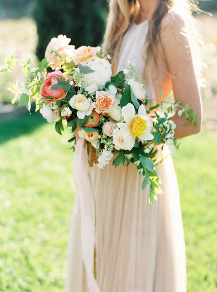 Modern garden wedding inspiration