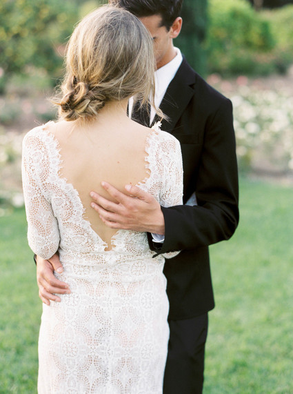 Modern garden wedding inspiration