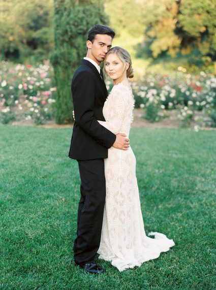 Modern garden wedding inspiration