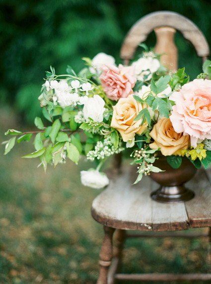 Modern garden wedding inspiration
