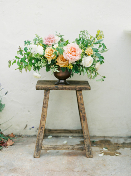 Modern garden wedding inspiration