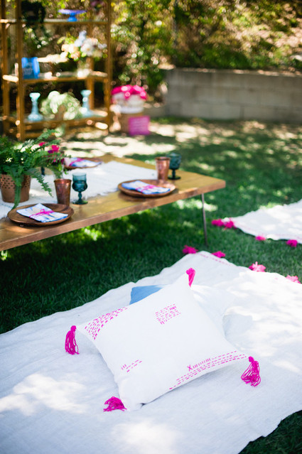 boho california backyard first birthday