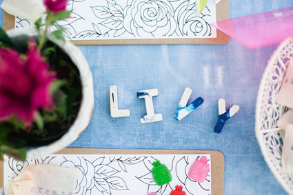kids craft table