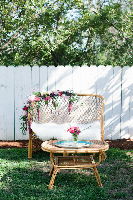 boho california backyard first birthday
