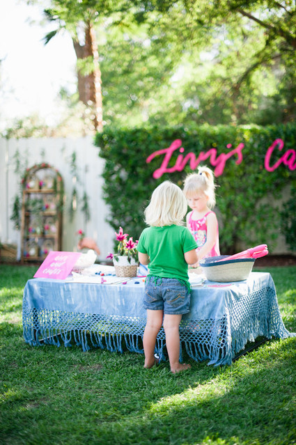boho california backyard first birthday