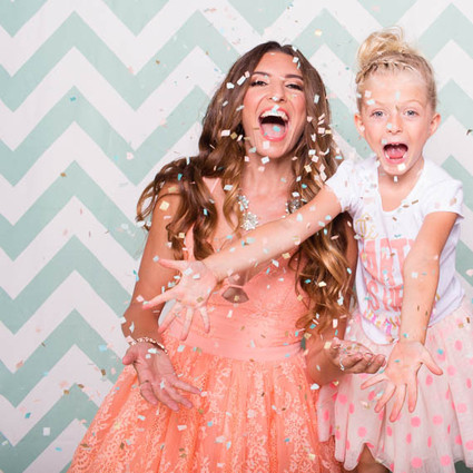 Photo booth family photos by Acqua Photo