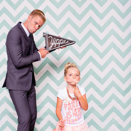 Photo booth family photos by Acqua Photo