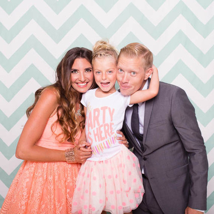 Photo booth family photos by Acqua Photo