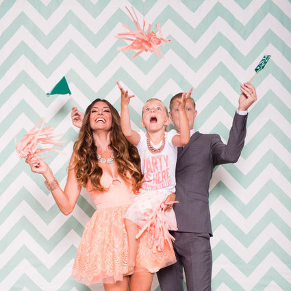 Photo booth family photos by Acqua Photo