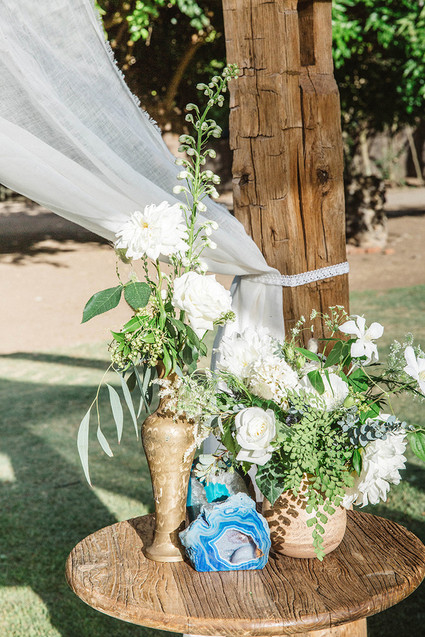 Summer wedding florals
