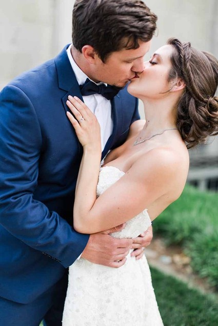 Elegant wedding portrait