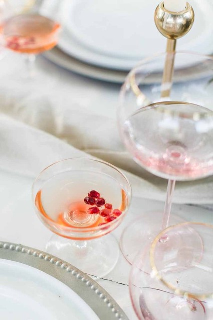 Spring wedding cocktails