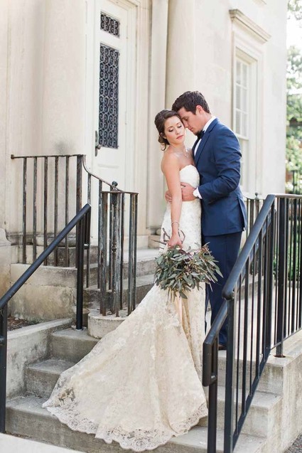 Elegant wedding portrait