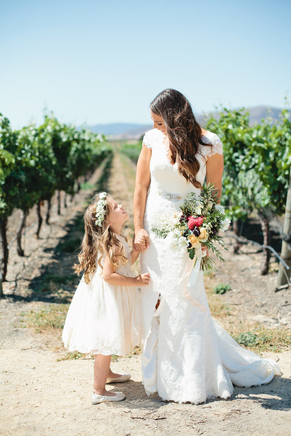 Flower girl portrait
