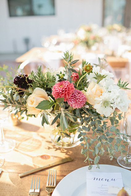Summer wedding florals